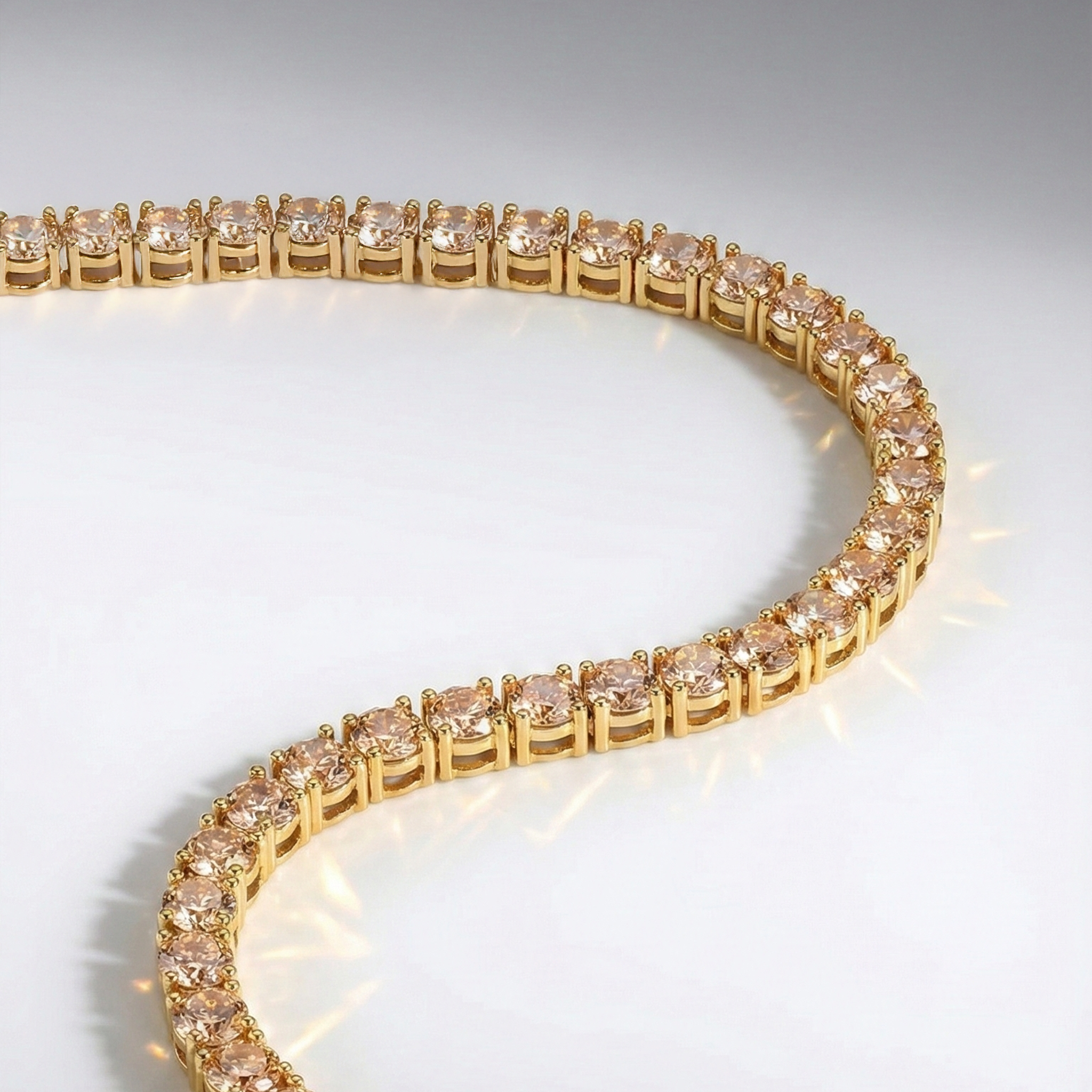 Bespoke 925 Silver Tennis Bracelet