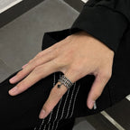 Woven Gemstone Ring