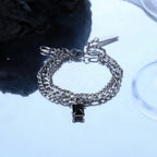 Black Square Layered Bracelet